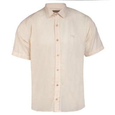 Imagem de Camisa Masculina Gangster Linho Listras Off White, Off white, G