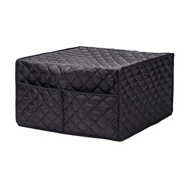 Imagem de MFMEXUL Capa Protetora para Forno Micro-ondas E Torradeira - Proteção para Eletrodomésticos de Cozinha, PRETO, Tamanho real