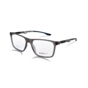 Imagem de Armação De Óculos Speedo Haste 360 Sp4100 H11 Cinza Translúcido-Masculino