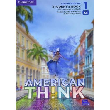 Imagem de American think 1 - students book with interactive ebook - 2nd - Cambri