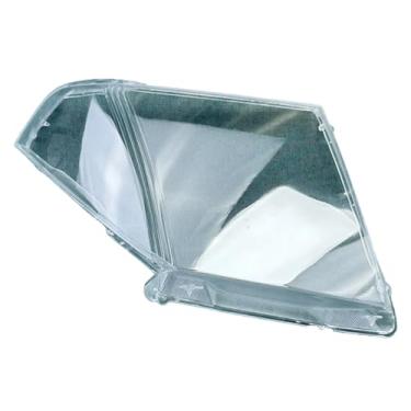 Imagem de Tampas de luz compatível com nissan navara d40 2005-2014 tampa do farol do carro abajur lâmpada lente de vidro caso farol escudo(Right)
