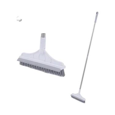 Imagem de Escova Mágica 3 Em 1 Com Cabo Longo Para Limpeza De Piso, Escova De Aç