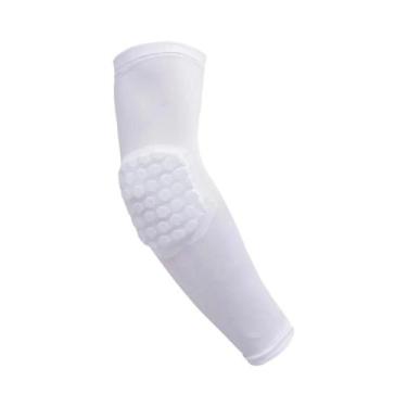 Imagem de Manga De Braço Respirável Com Suporte Para Cotovelo E Proteção Para Ba