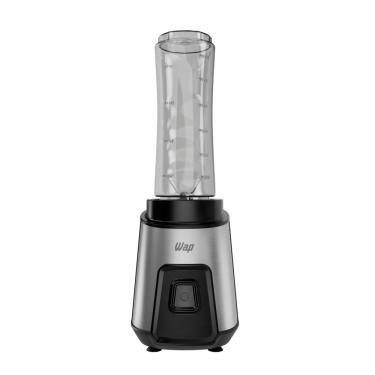 Imagem de Liquidificador Portátil Wap Blender Go WBG600 600ml 300W 2 Copos Squeeze Preto Inox