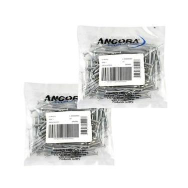 Imagem de Kit 2 Unidades Prego De Aço 17x21 (3,00x48mm) Zincado Âncora - Ancora