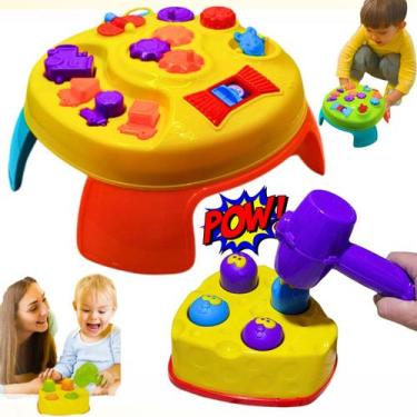 Imagem de Kit Mesa Didática Infantil E Brinquedo Educativo Rata Tuff Com 2 Bolin