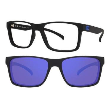 Imagem de Armação de Óculos Hb Switch 0339 10103390243033 Preto Fosco Clip On Az