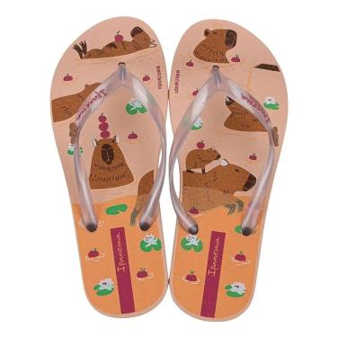 Imagem de Chinelo Infantil Menina Delicado Capivara Ipanema Kids