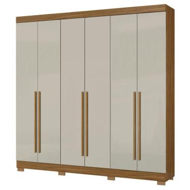 Imagem de Guarda Roupa Casal 2030230 6 Portas 230 Cm Atacama Areia Armoveis