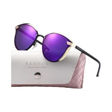 Imagem de Óculos De Sol Fashion Resistentes a UV Estilo Gato BARCUR, Presentes P