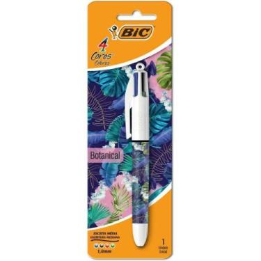 Imagem de Caneta Esferográfica Bic 4 Cores Flora - Bic