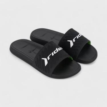 Imagem de Chinelo Rider Slide Free II, Preto, Branco, Verde, 40