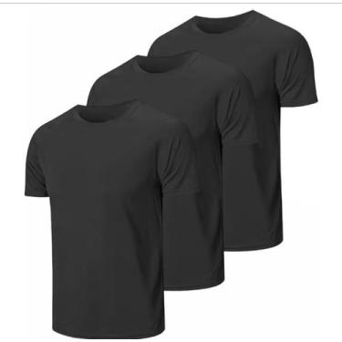 Imagem de KIT 3 Camisetas Masculinas Varias Estampas - Maia, Preto, P