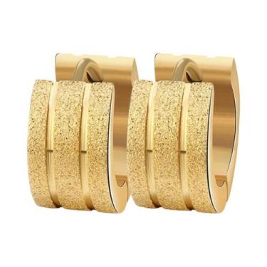 Imagem de Nova marca clássica jóias ouro-cor 316l aço inoxidável zircão cristal 