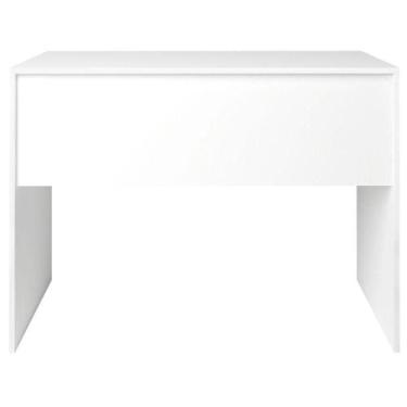 Imagem de Escrivaninha College Ii Office Mesa De Estudos Com Gavetas Branco - AR