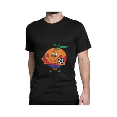 Imagem de Camiseta Masculina De Alta Qualidade Naranjito Com Gola Redonda, Espan