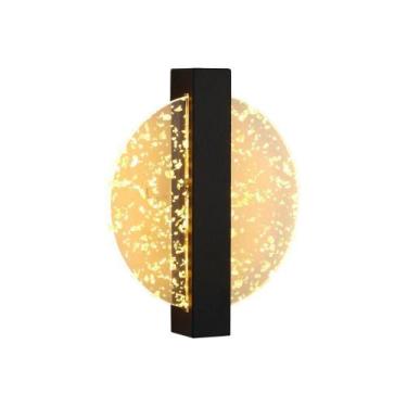 Imagem de Arandela Skylight Cross 3113 Led Bivolt Preto - Transparente