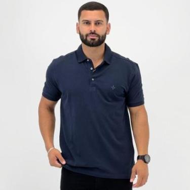 Imagem de Camisa Polo Dudalina Slim com Botão Manga Curta Masculina-Masculino