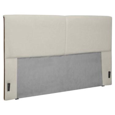 Imagem de Cabeceira Estofada Napole 152cm para Cama Box Casal Bouclê - SOFA STOR