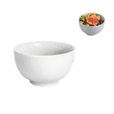 Imagem de Tigela Bowl Redonda Molheira Branca em Melamina 150ml - Fx