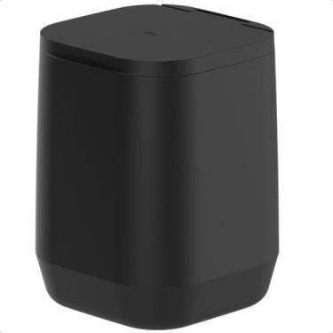 Imagem de Lixeira de Piso e Parede Tampa Soft Closing Adesivo 6 Litros - ShopCar