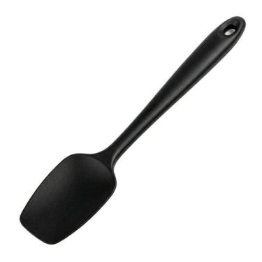 Imagem de Espátula de Silicone Profissional Confeiteiro Preta 28cm - Unyhome