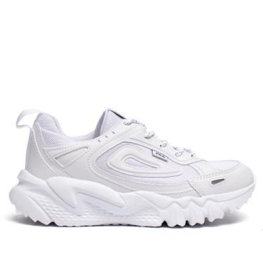Imagem de Tênis Feminino Fila Venture Tracer Lite Tratorado Branco, Branco, 38