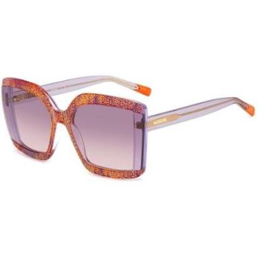 Imagem de Óculos de Sol Missoni Mis 0186/S SDH - Violeta Crystal 62-Feminino