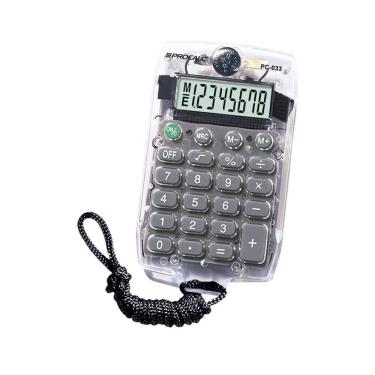Imagem de Calculadora Pecalcalc Pc033 8 Dígitos Cordão Cinza