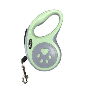 Imagem de Guia Retrátil para Pet OEM LR-0160 para Cachorro Pequeno em Plástico ABS Nylon e Metal Verde 3m 1 Unidade