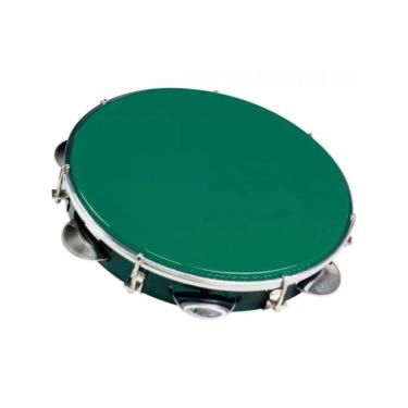 Imagem de Pandeiro Acrílico 10" 98a Colorido Verde Phx