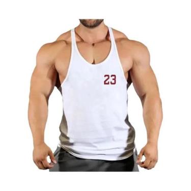 Imagem de Camiseta Sem Mangas Para Academia Masculina, Top De Fitness, T-shirt D
