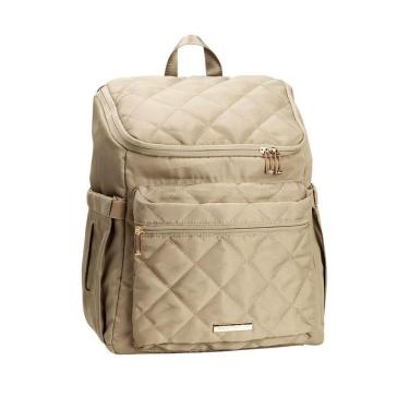 Imagem de Mochila Maternidade PI7282Y com Trocador de Fralda Portátil e Alças para Carrinho Bege Imaginarium