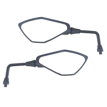 Imagem de Retrovisor Esportivo para Moto Guidão Kawasaki Z400 Mini 90º Compatível Honda Titan Biz Bros Fan Twister Falcon Par OEM