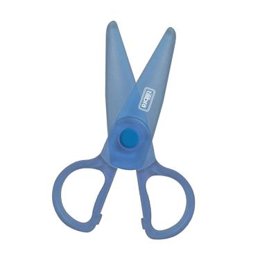 Imagem de Tesoura Escolar Plástica Sem Ponta 12,2cm T403 Tilibra Azul