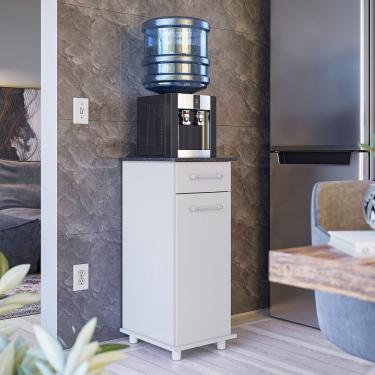 Imagem de Balcão Bebedouro Isis Multiuso Com 1 Porta 1 Gaveta Cozinha - Branco