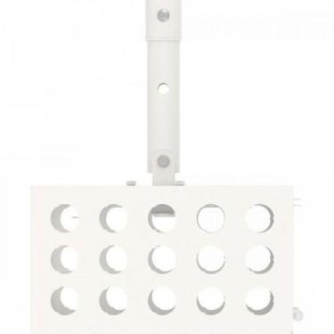 Imagem de Suporte de Teto para Projetor Multivisão Multi-gaiola Branco [F002] com Grade de Segura...