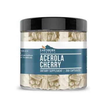 Imagem de Suplementos dietéticos Earthborn Elements Acerola Cherry 200 cápsulas-Unissex