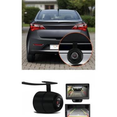 Imagem de 2x Câmera Ré Borboleta 170 Visão Noturna Universal - Congratulations S