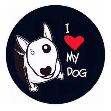 Imagem de Capa Estepe* Para Carro Crossfox I Love My Dog 2019 2020 - Auto's