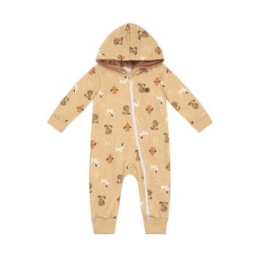 Imagem de Macacão bebê menino de cachorrinhos Brandili Baby-Unissex