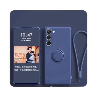 Imagem de Capa De Telefone Samsung Galaxy Com Anel Magnético De Silicone S25 S24