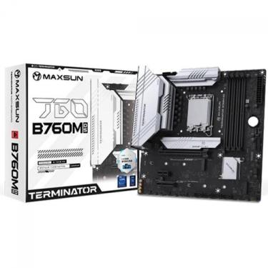 Imagem de Placa Mãe Maxsun Terminator B760M D5 WiFi, Chipset B760, Intel LGA 170
