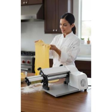 Imagem de 2x Cilindro Laminador Massas 28cm Com Cortador Talharim - Congratulati