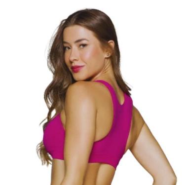 Imagem de Top Nadador Sem Costura Selene kit c/02, Roxo, P