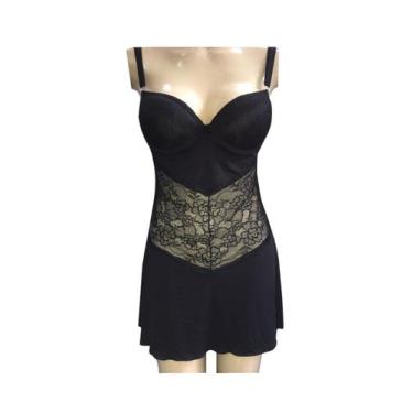 Imagem de Camisola C/ Renda Luna 910 Sensual, M, Preto
