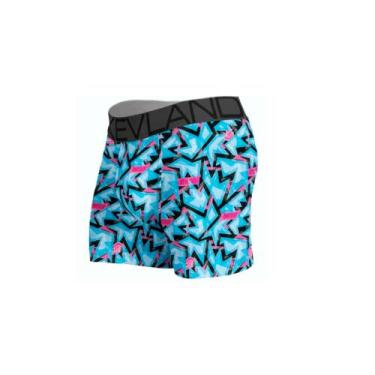 Imagem de Cueca Boxer Kevland Geometry, G, Azul