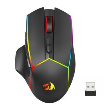 Imagem de Mouse Gamer Redragon Axe Pro RGB Preto 8000 DPI M814RGB-PRO