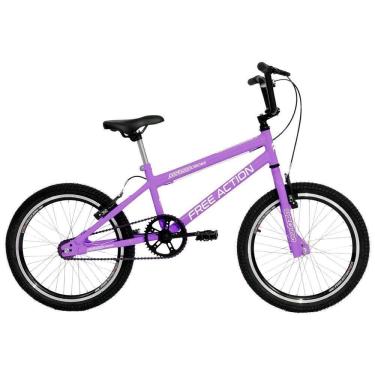 Imagem de Bicicleta Sts Cross Bmx Aro 20 Quadro Aço 1v Lilás Free Action