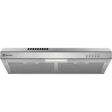 Imagem de Depurador de Ar 60 cm Luz LED e Filtragem Dupla Inox DE6SS Electrolux,